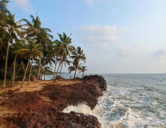 Enjoy the beaches of Kovalam - Join Triponam's Kerala Group Trip